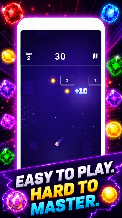 Bricks Breaker Glow Ball Blast screenshot