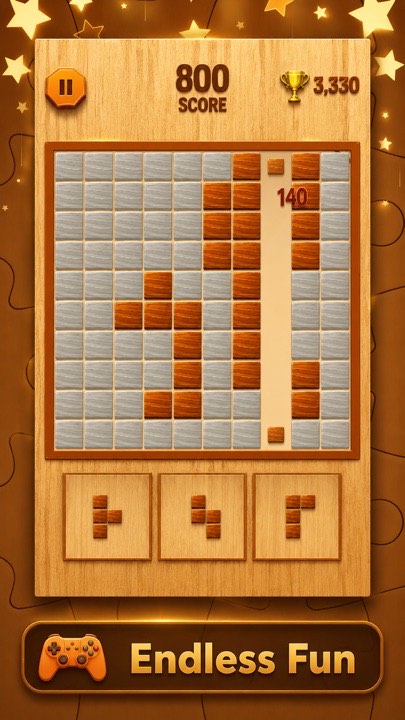 Wood Block Puzzle Game screenshot